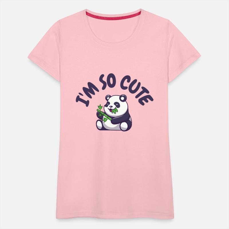I’m So Cute –Smiling Panda Design for Animal Lover