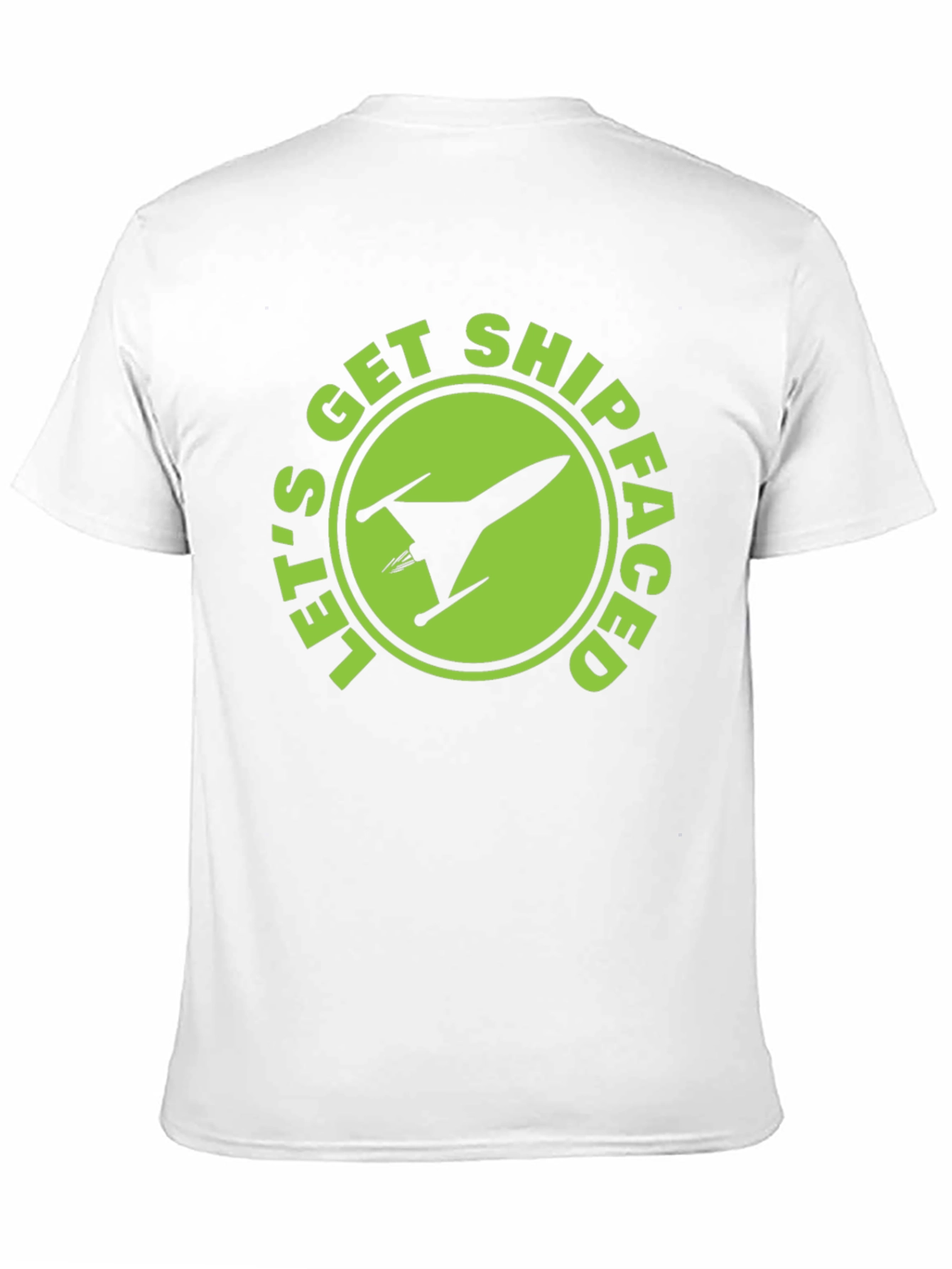 Lets Get Shipfaced Black Graphic Tee