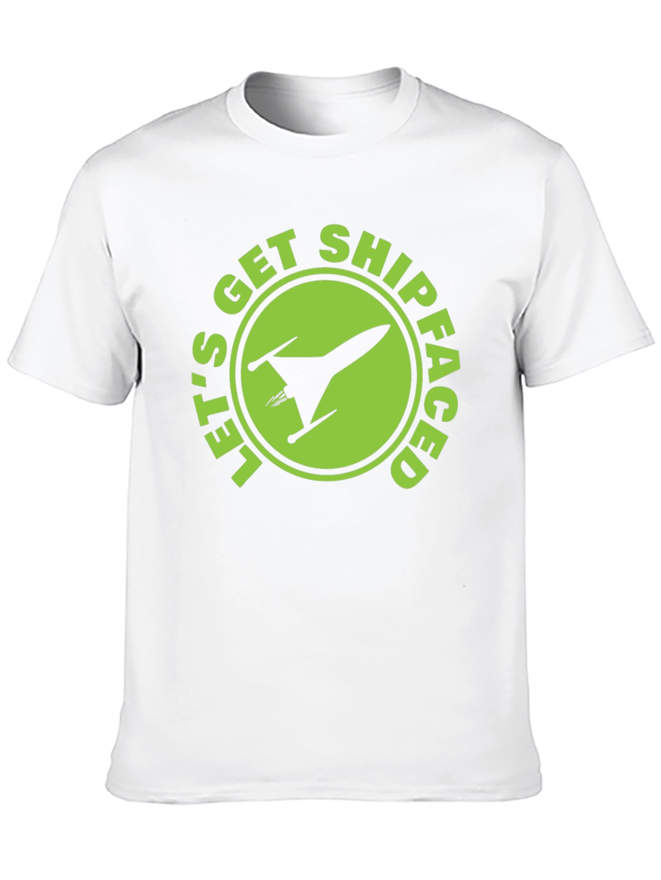 Lets Get Shipfaced Black Graphic Tee