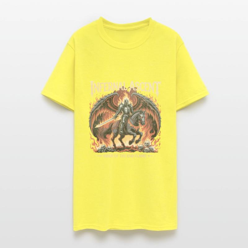 Infernal Ascent Gothic Flame Knight Shirt