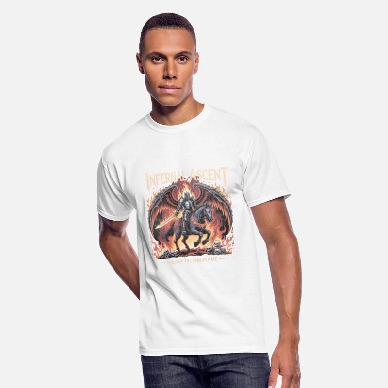 Infernal Ascent Gothic Flame Knight Shirt