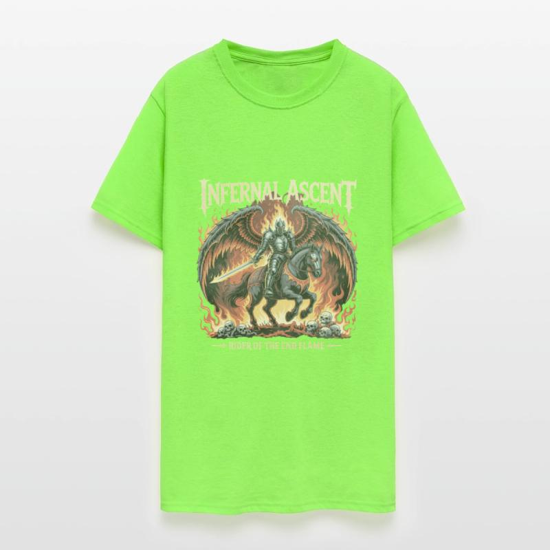 Infernal Ascent Gothic Flame Knight Shirt