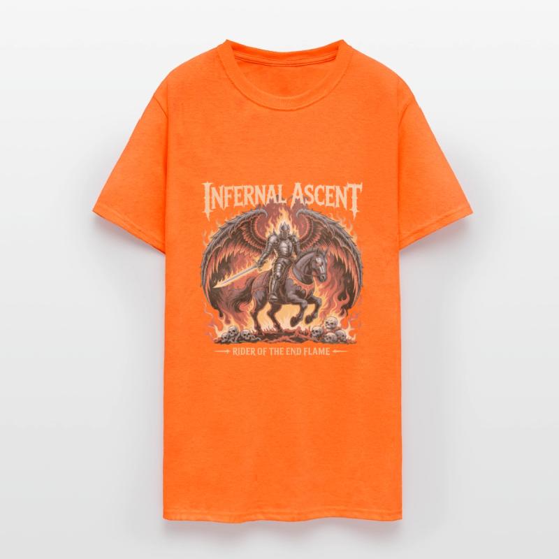 Infernal Ascent Gothic Flame Knight Shirt