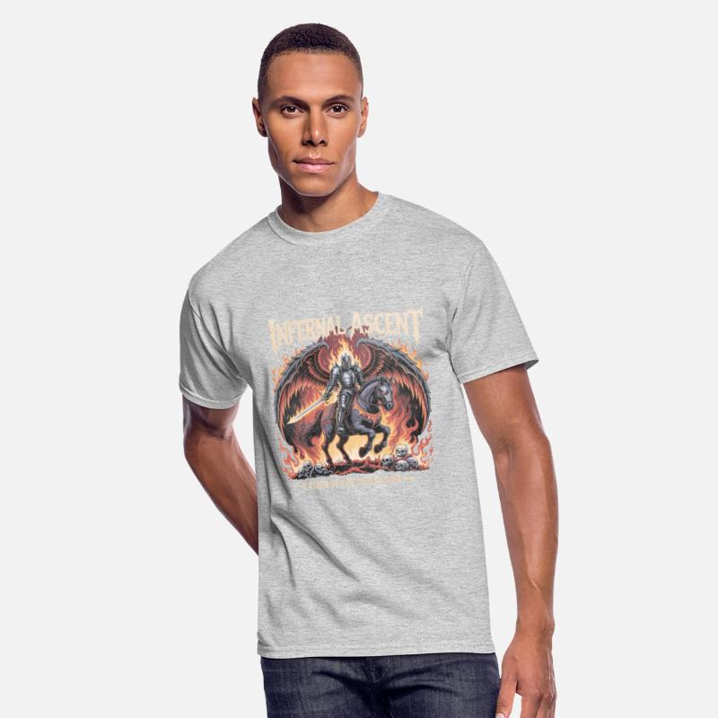 Infernal Ascent Gothic Flame Knight Shirt