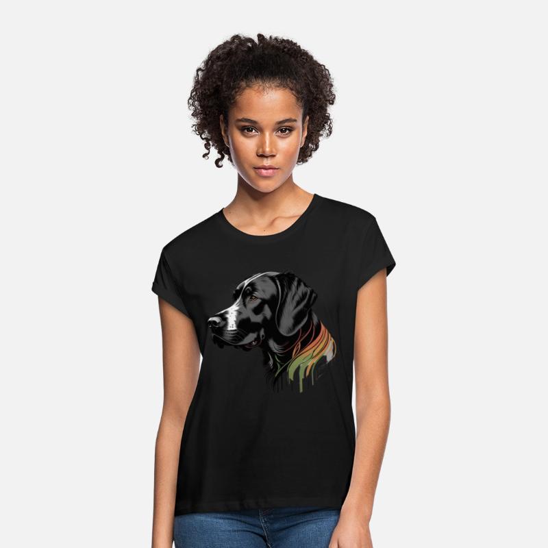 Inky Shadows, Striking Monochrome Canine in a Dark
