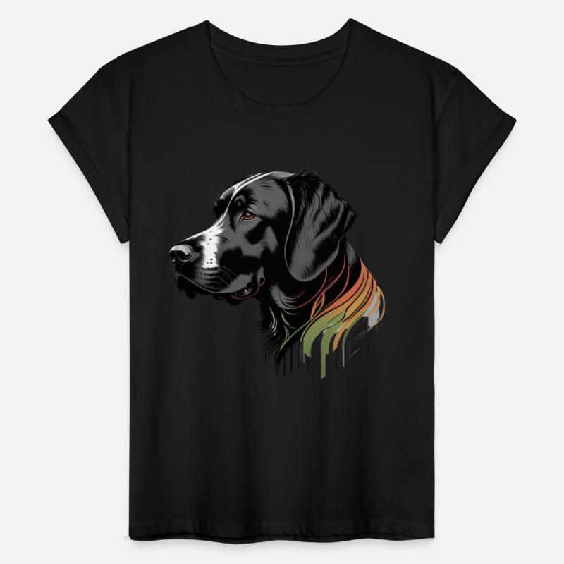 Inky Shadows, Striking Monochrome Canine in a Dark