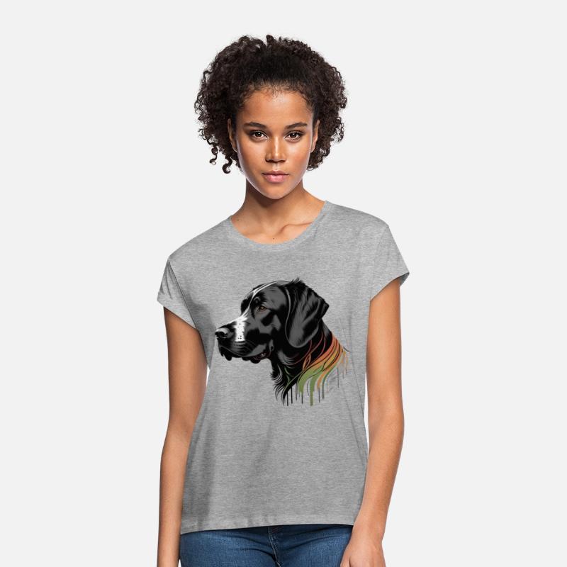 Inky Shadows, Striking Monochrome Canine in a Dark