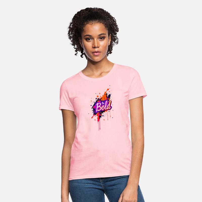 Inspirational Neon Colors Be Bold Motivational Gra
