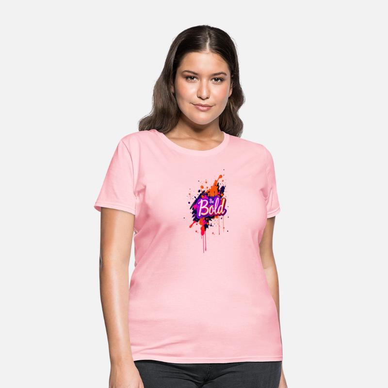 Inspirational Neon Colors Be Bold Motivational Gra