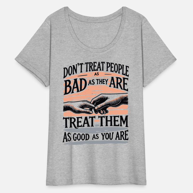 Inspirational Treat People Quote Hands Artwork