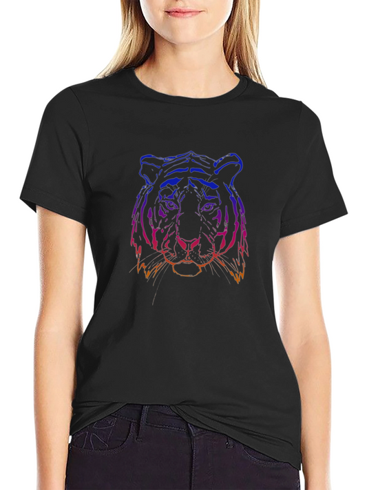 Tiger Graphic Tee - Cool Animal Print T-Shirt