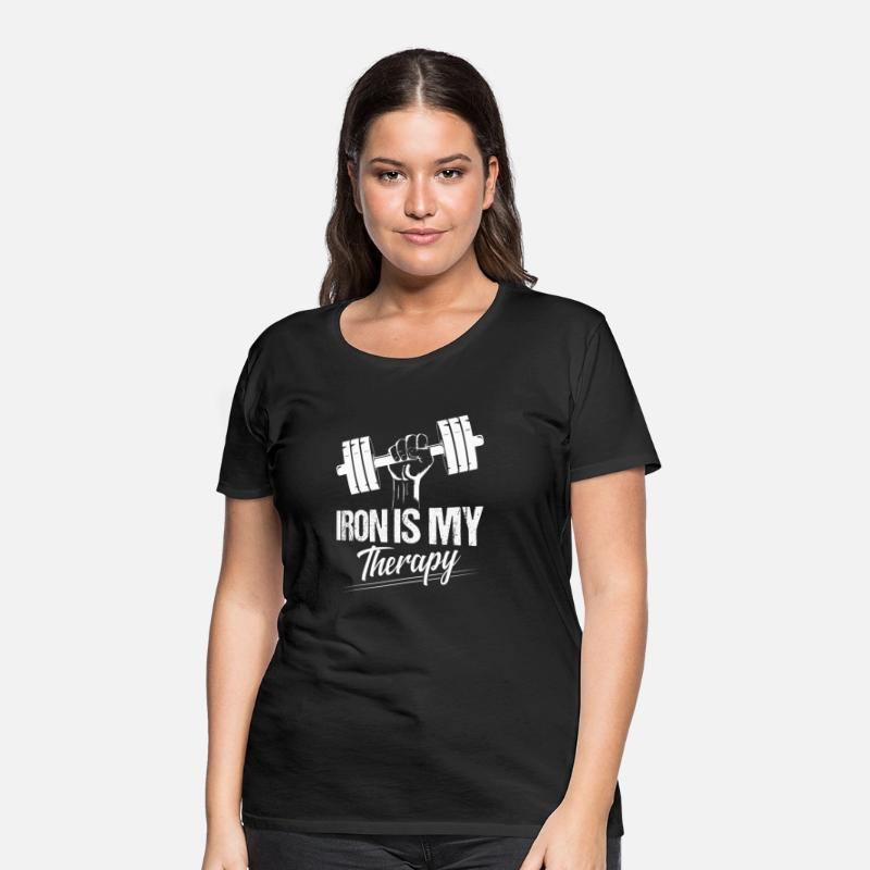 Iron Is My Therapy Workout Training Weight Lifting