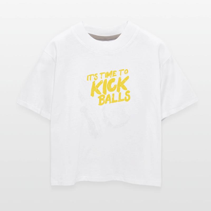 It's Time to Kick Balls Football Player Sports