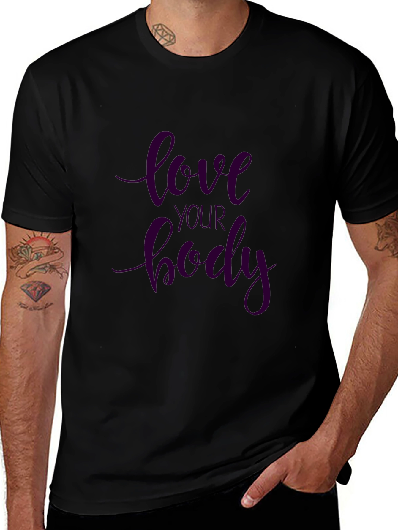 Love Your Body Graphic T-Shirt