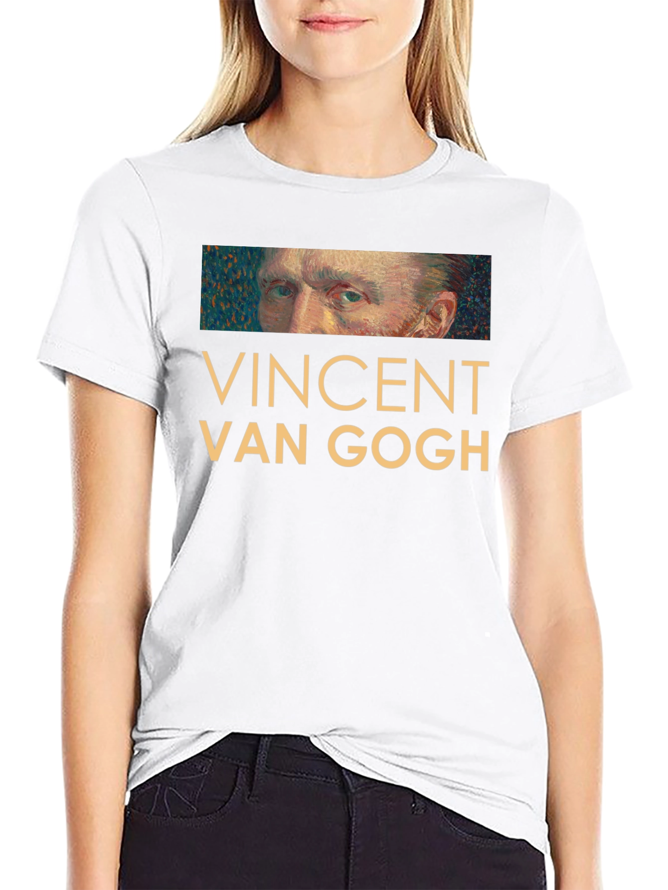Vincent Van Gogh Graphic T-Shirt - Artistic Impression
