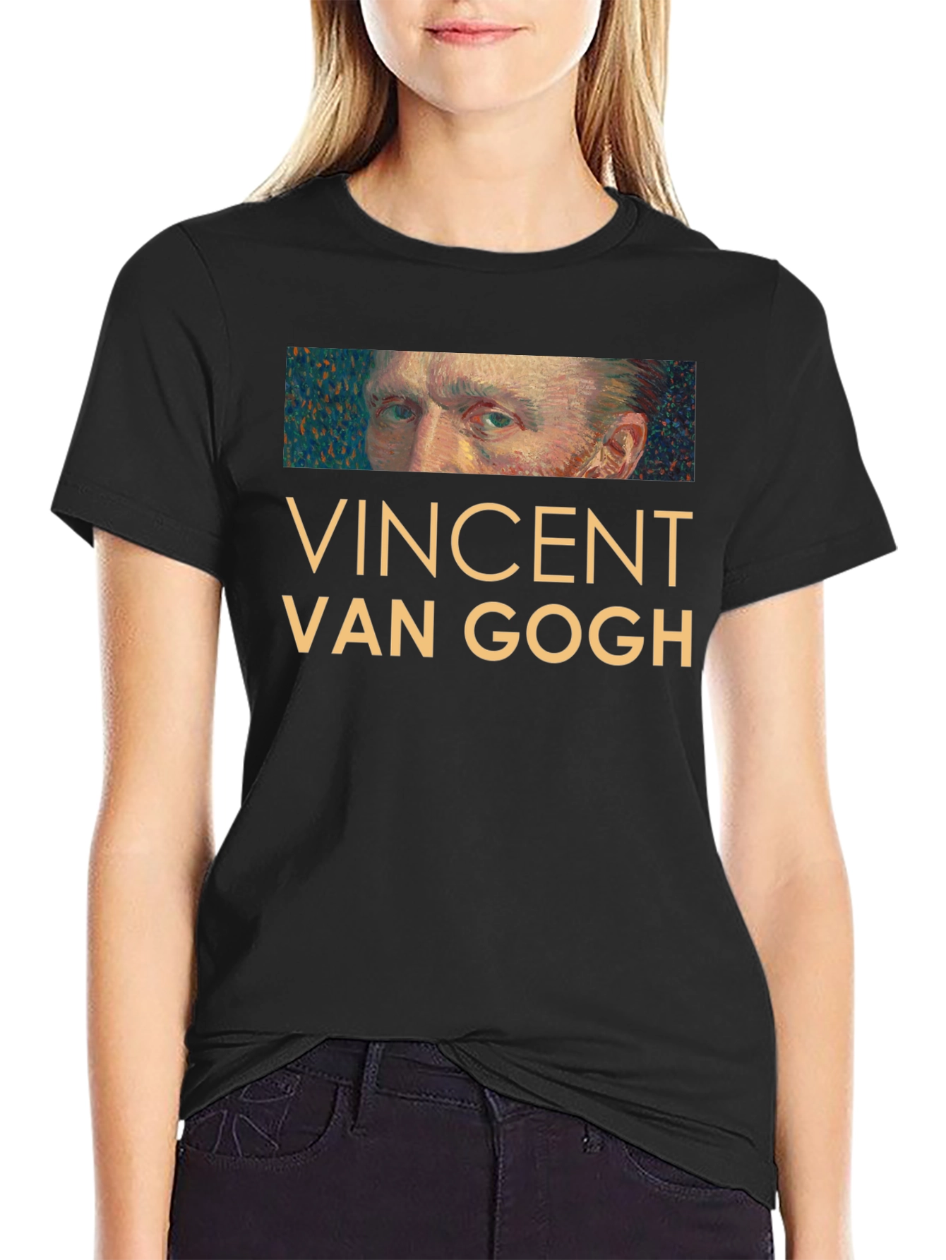 Vincent Van Gogh Graphic T-Shirt - Artistic Impression