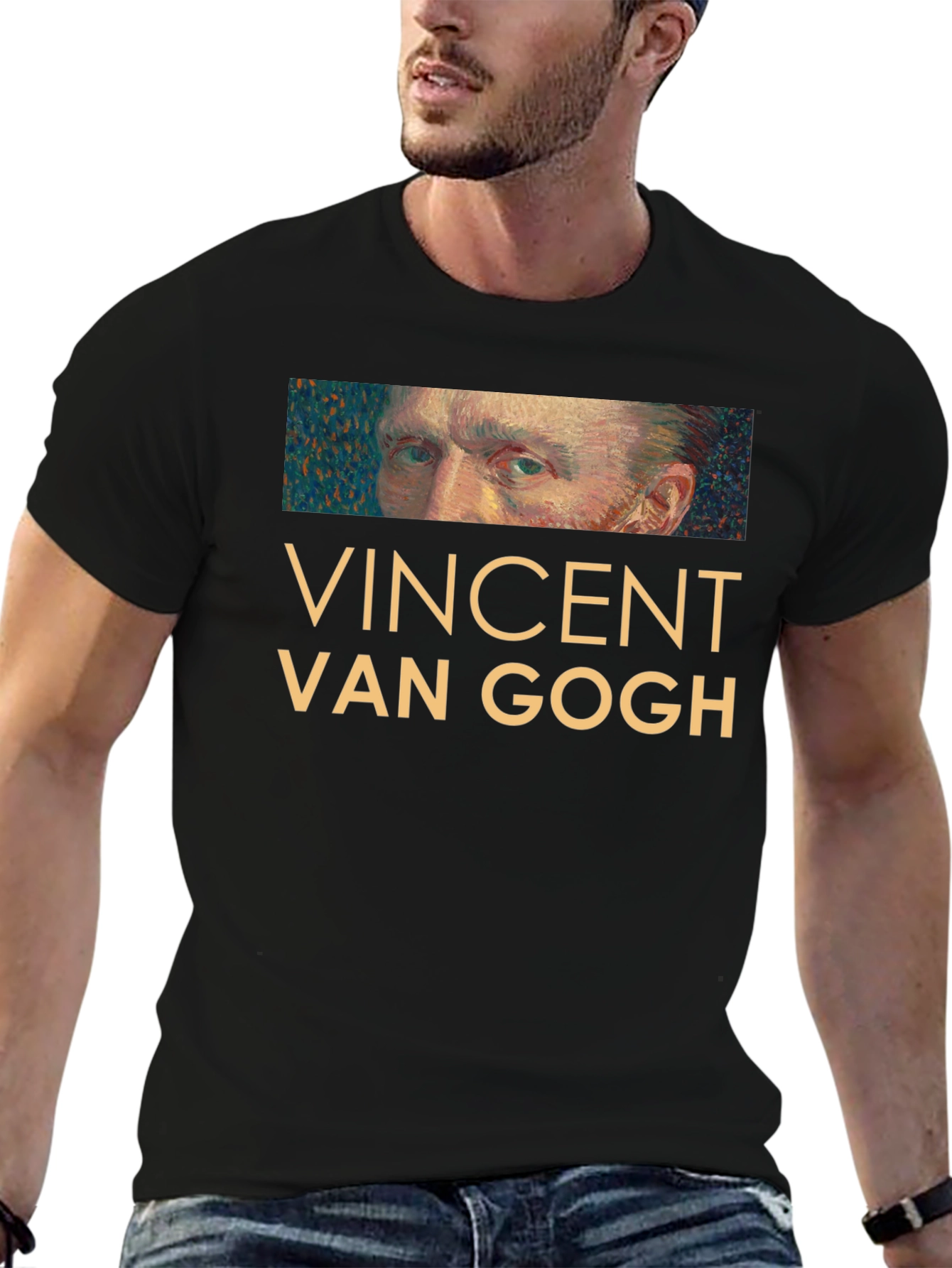 Vincent Van Gogh Graphic T-Shirt - Artistic Impression