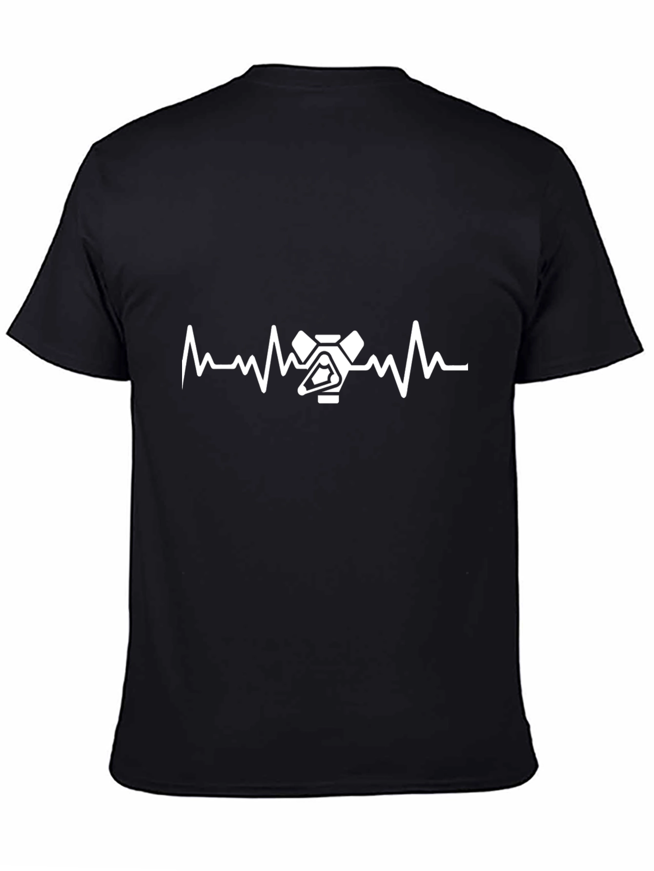 Heartbeat Diver T-Shirt - Black