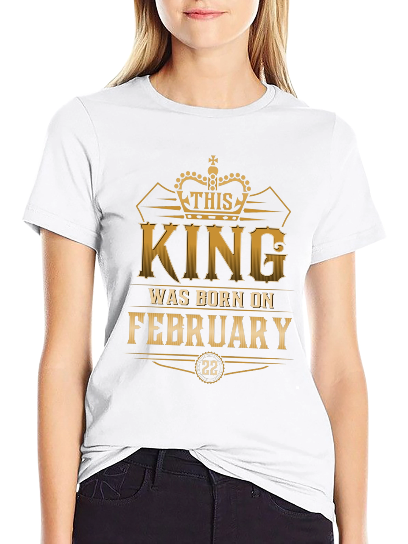 King Born in February 22nd T-Shirt