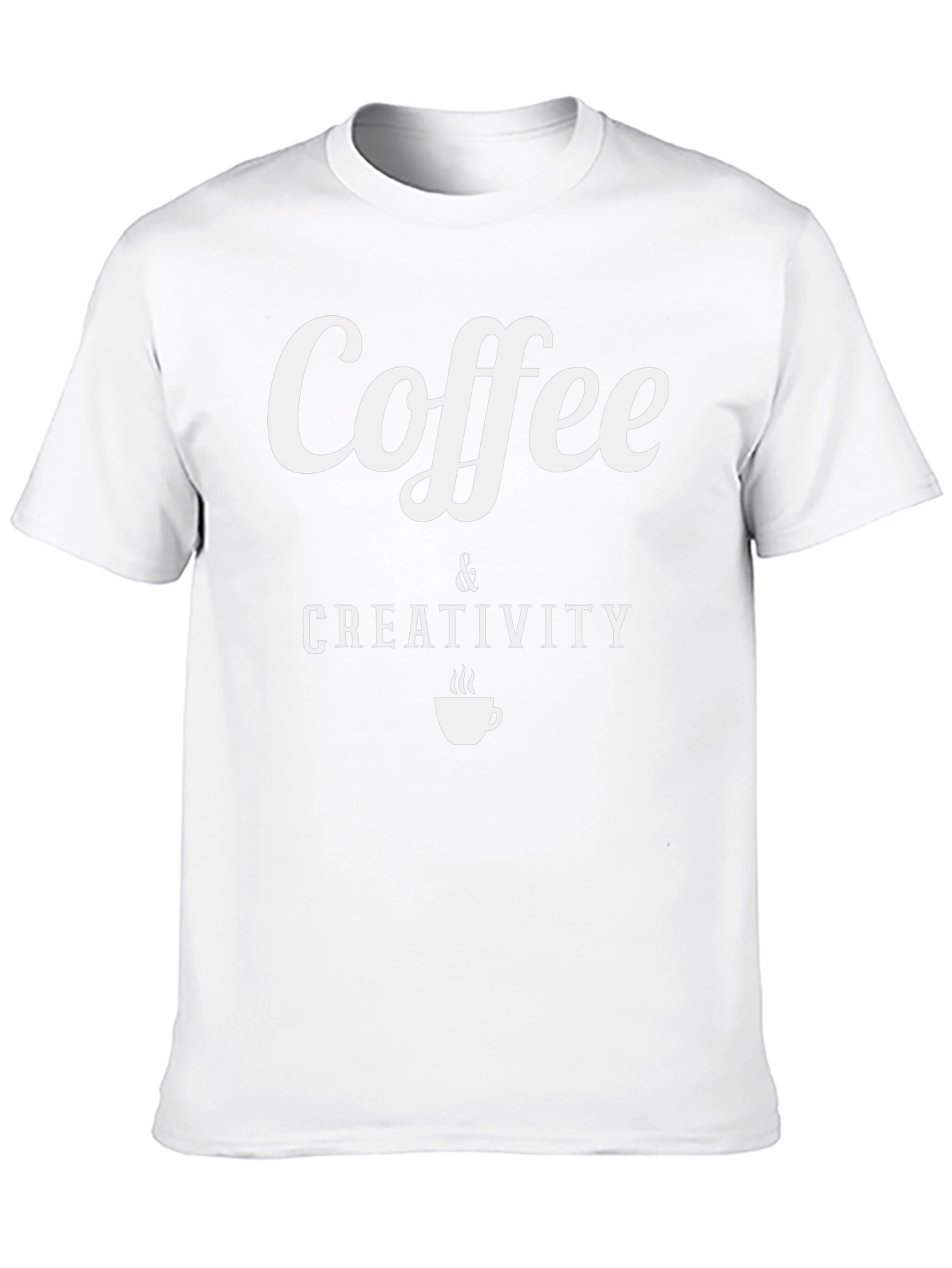 Coffee & Creativity Graphic Tee - Black