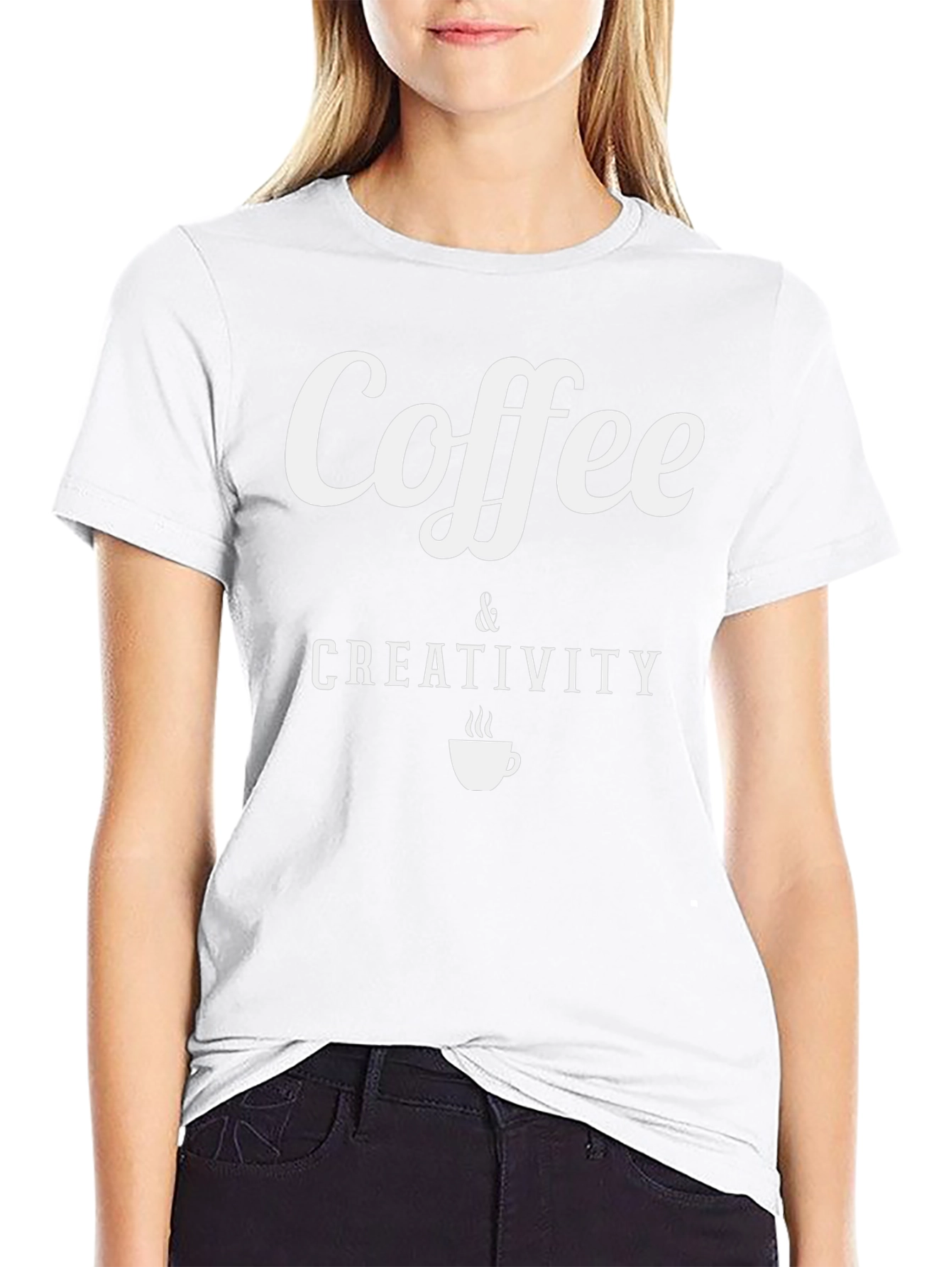 Coffee & Creativity Graphic Tee - Black