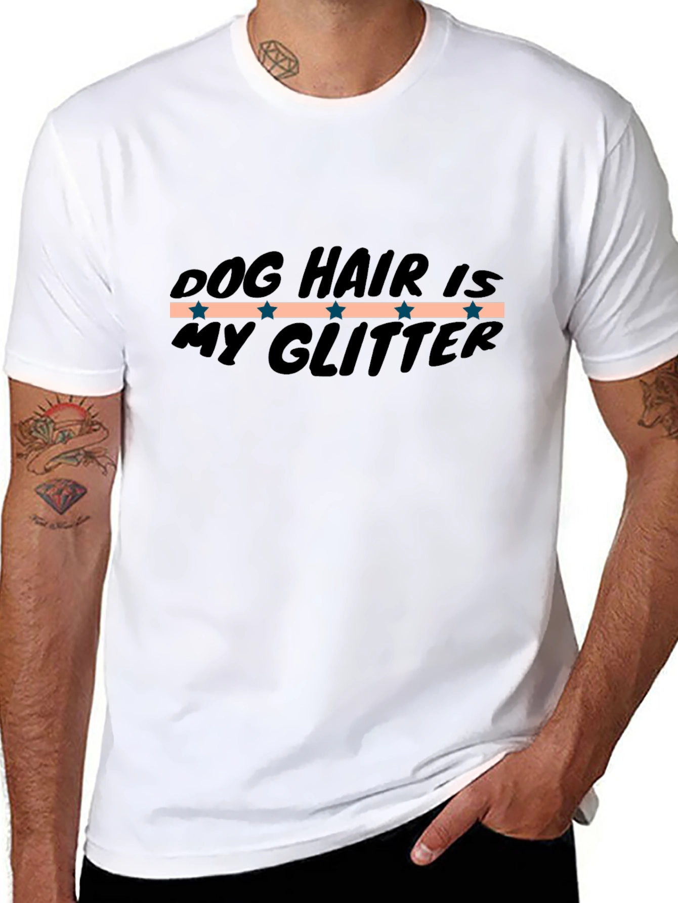 Dog Hair Is My Glitter Graphic Tee