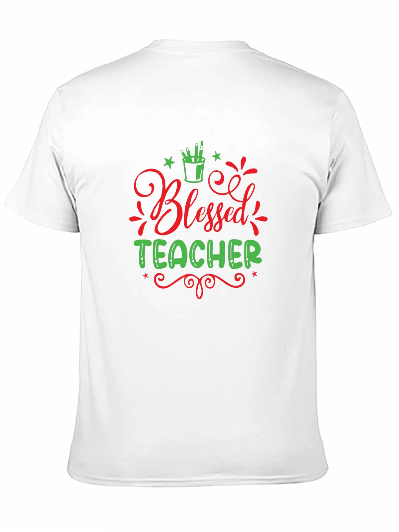 Blessed Teacher Graphic Tee - Black