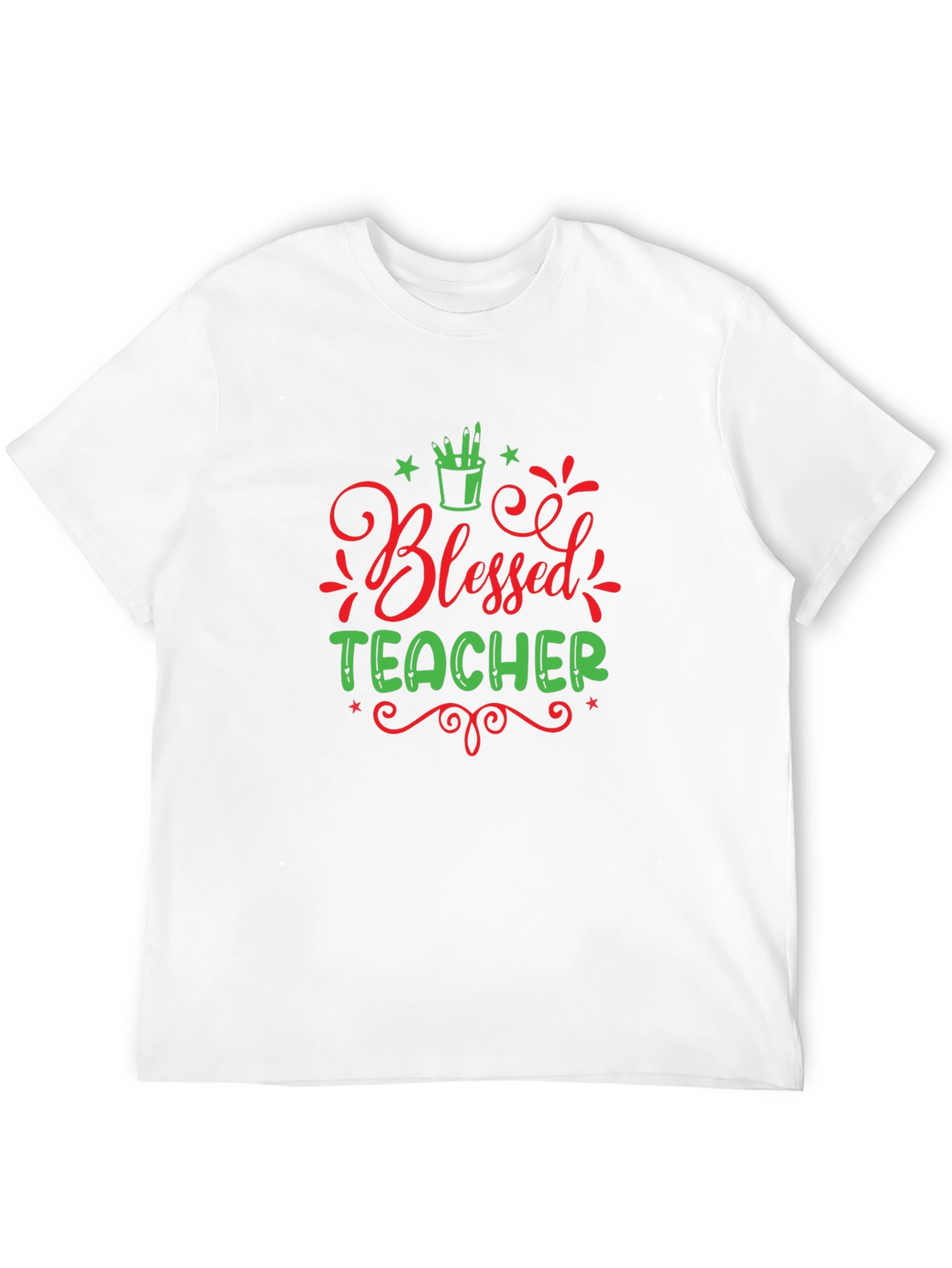 Blessed Teacher Graphic Tee - Black