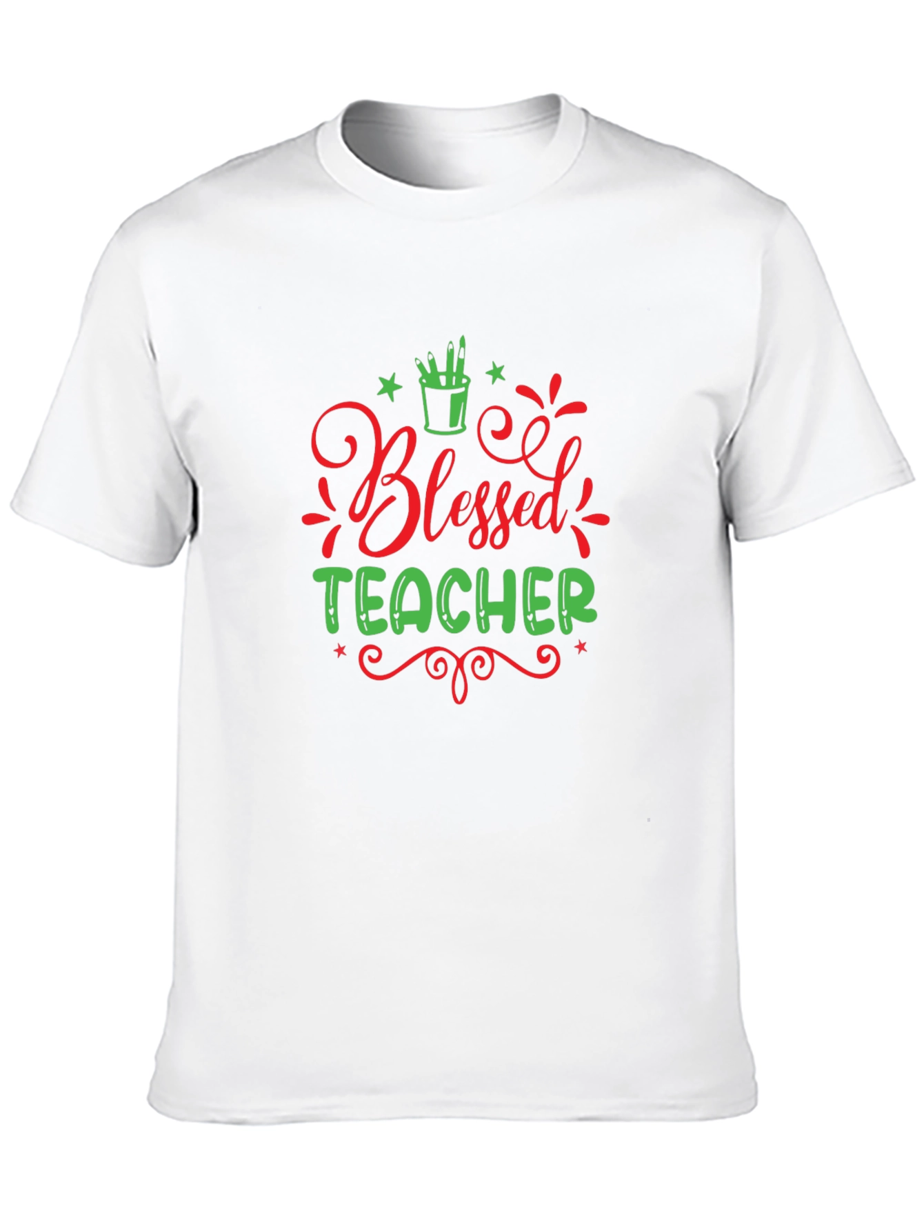 Blessed Teacher Graphic Tee - Black