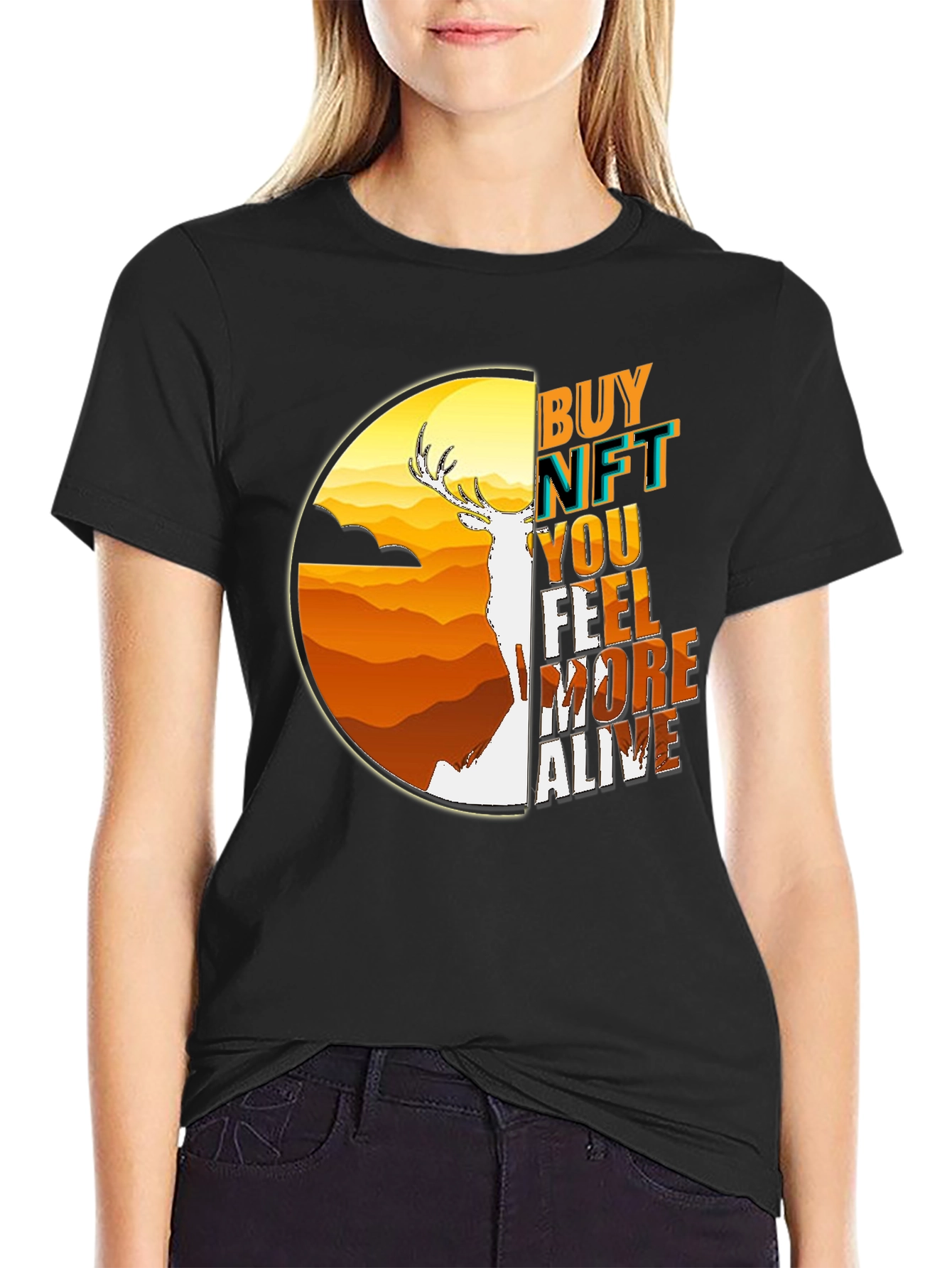 Buy NFT Feel More Alive Graphic T-Shirt