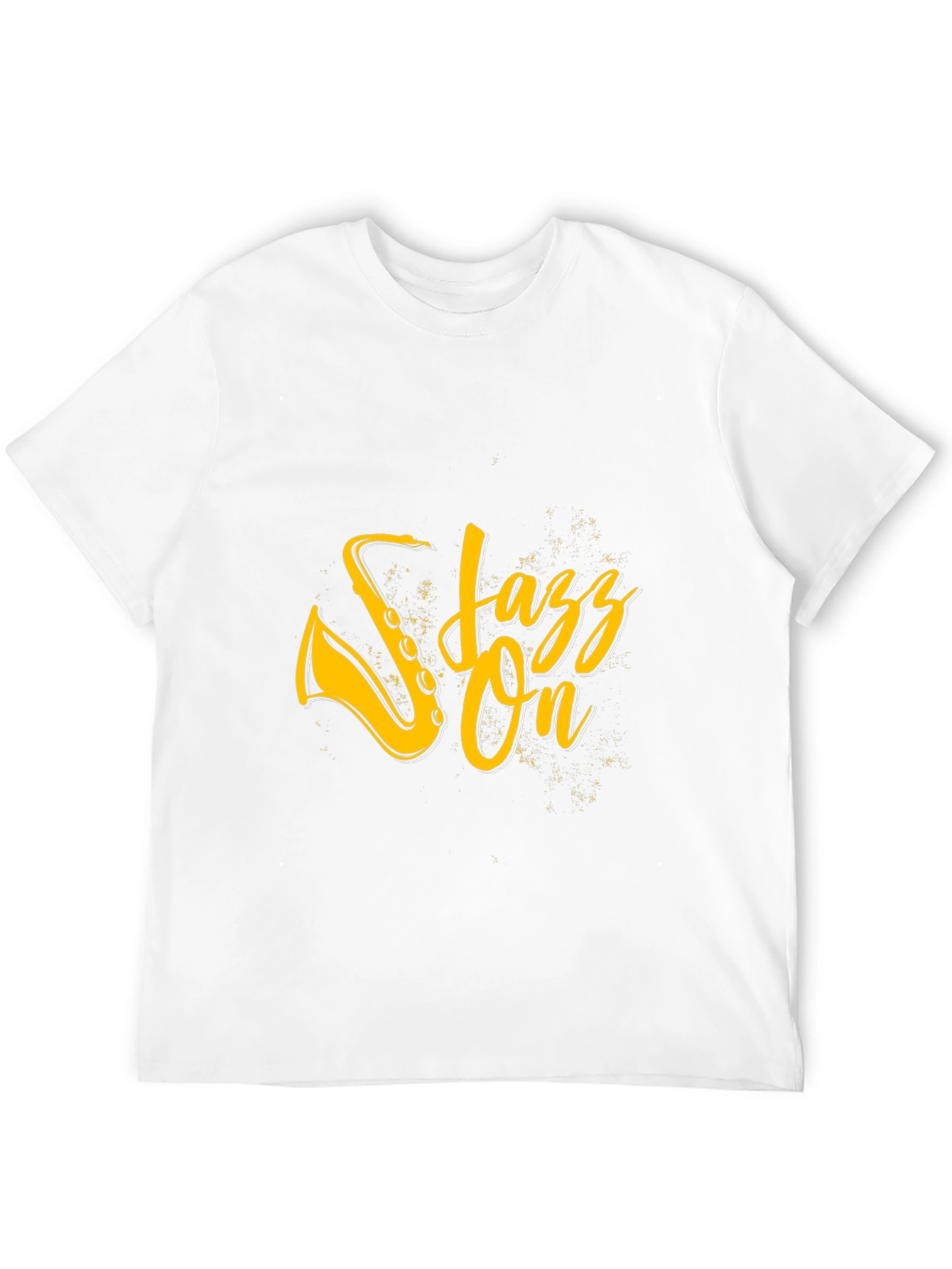 Jazz On Graphic Black T-Shirt