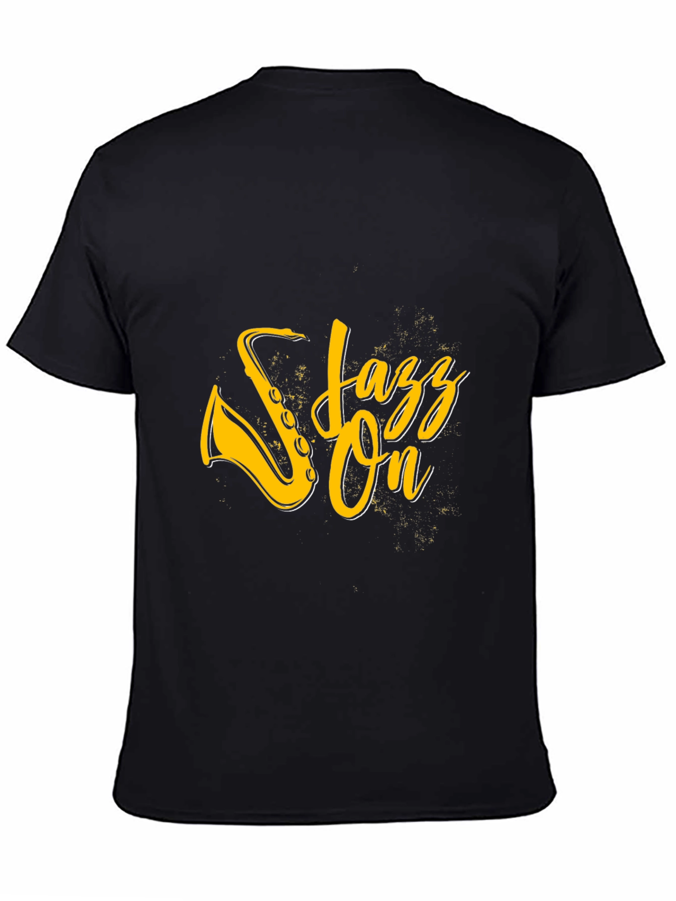 Jazz On Graphic Black T-Shirt