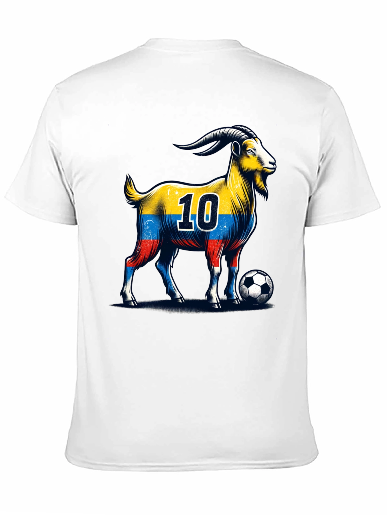 Colombia Soccer Goat Graphic Tee