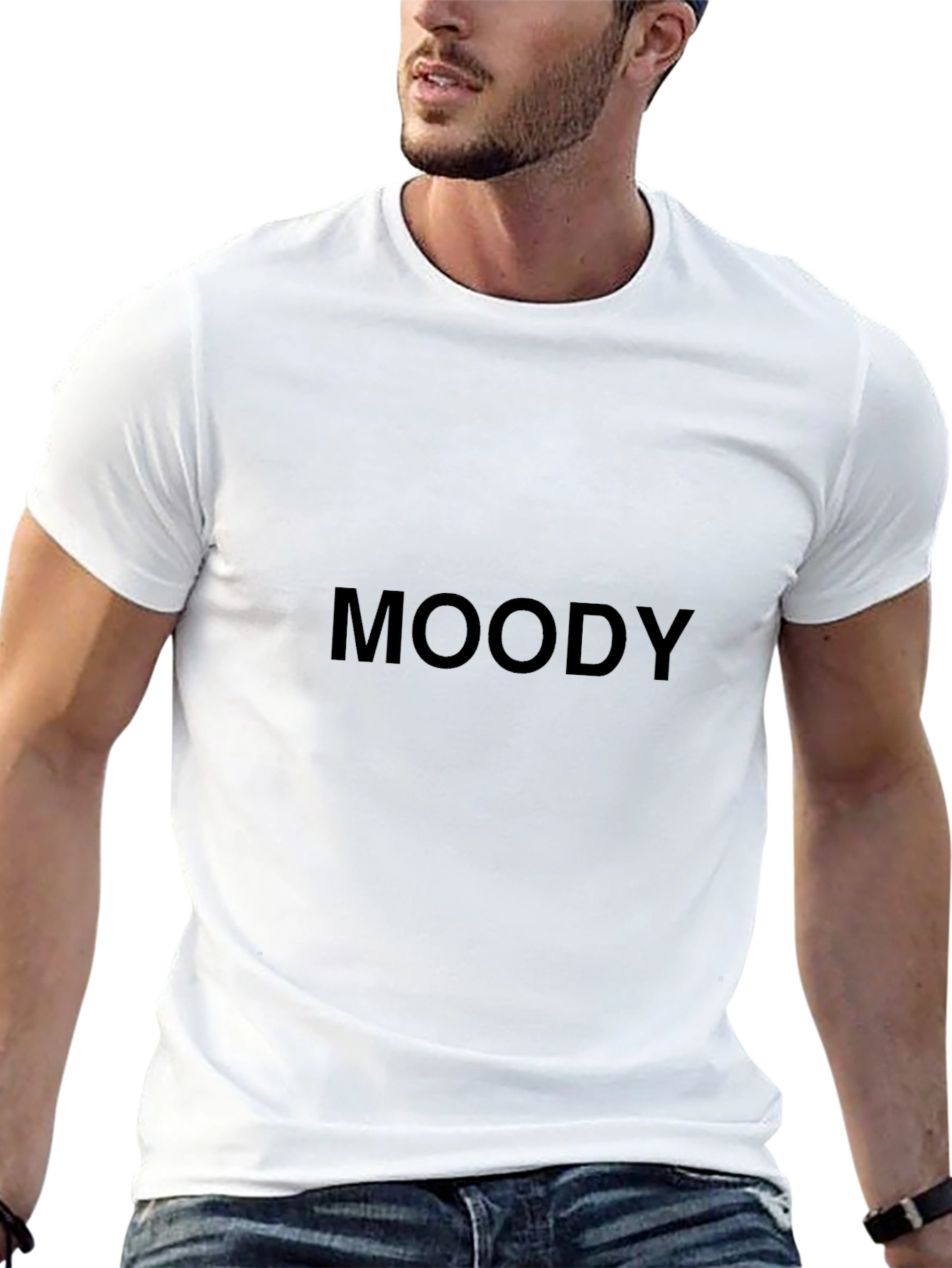 Moody Black T-Shirt - Casual Style