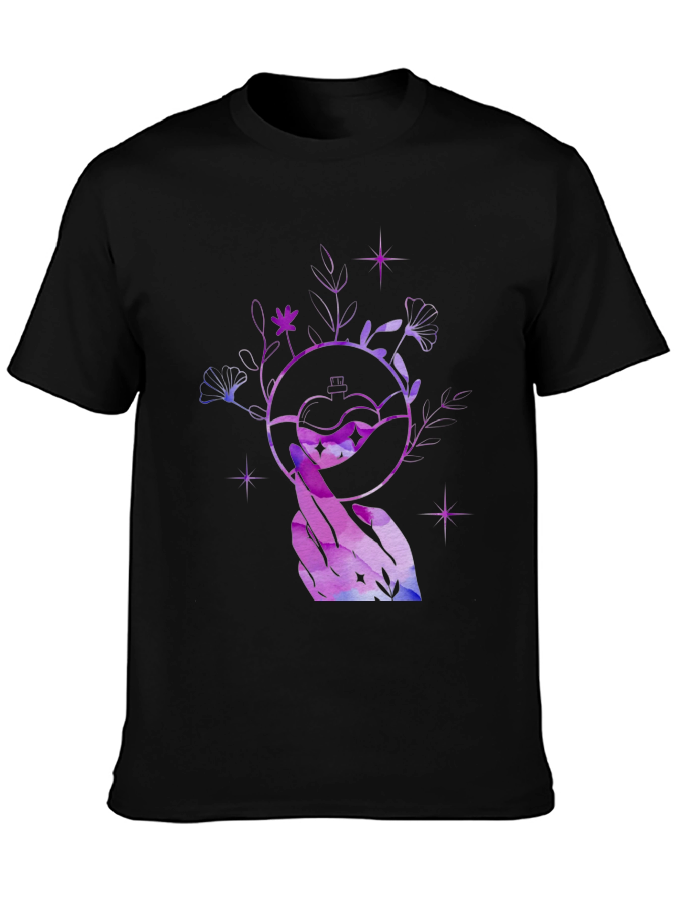 Mystic Potion Graphic Tee - Unisex Black Shirt