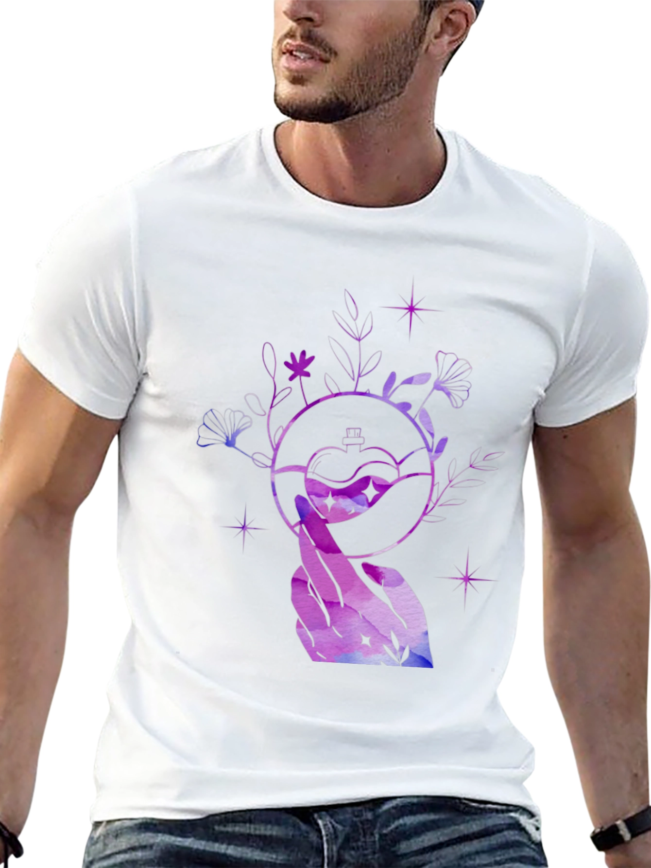 Mystic Potion Graphic Tee - Unisex Black Shirt