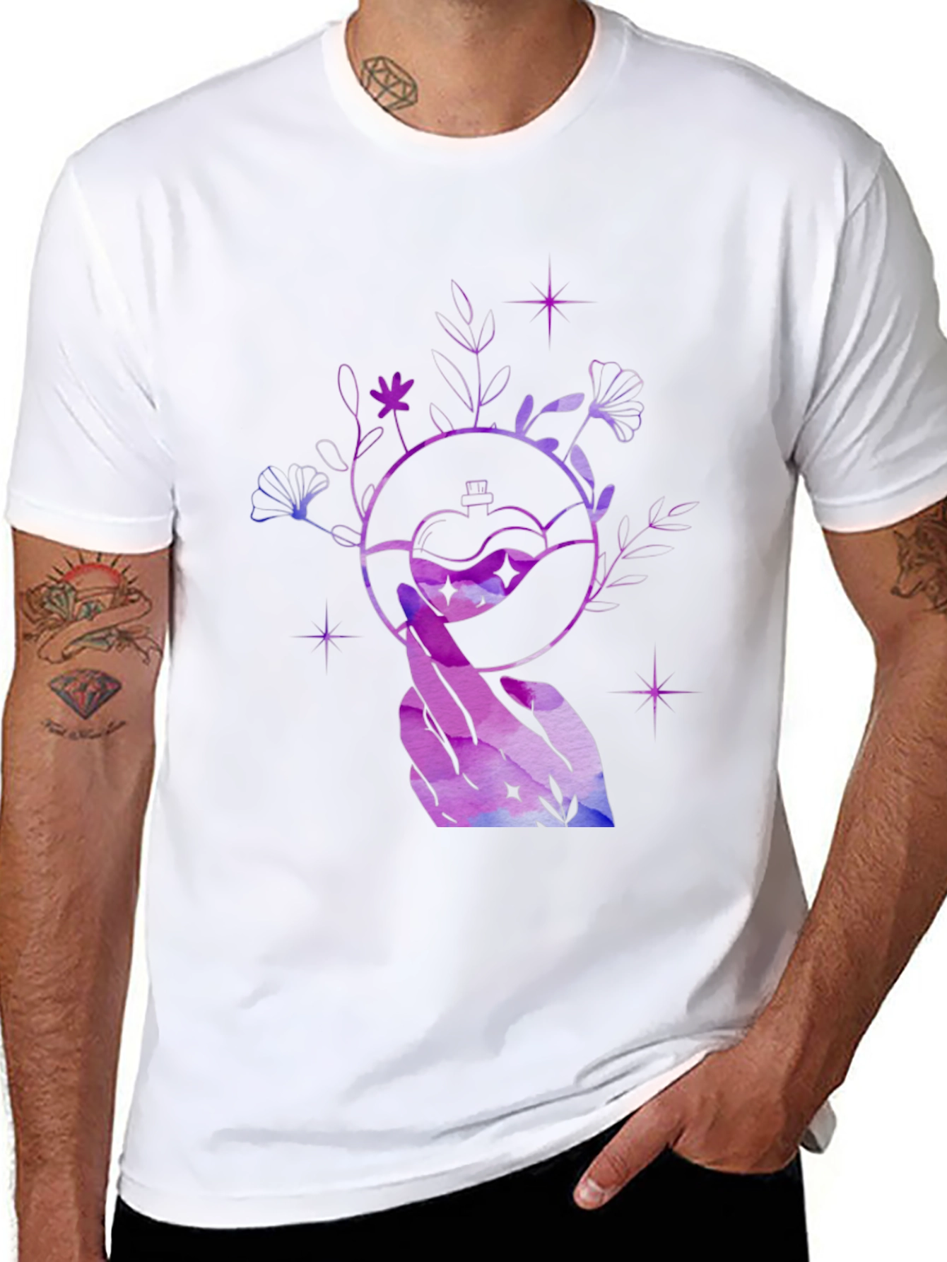 Mystic Potion Graphic Tee - Unisex Black Shirt