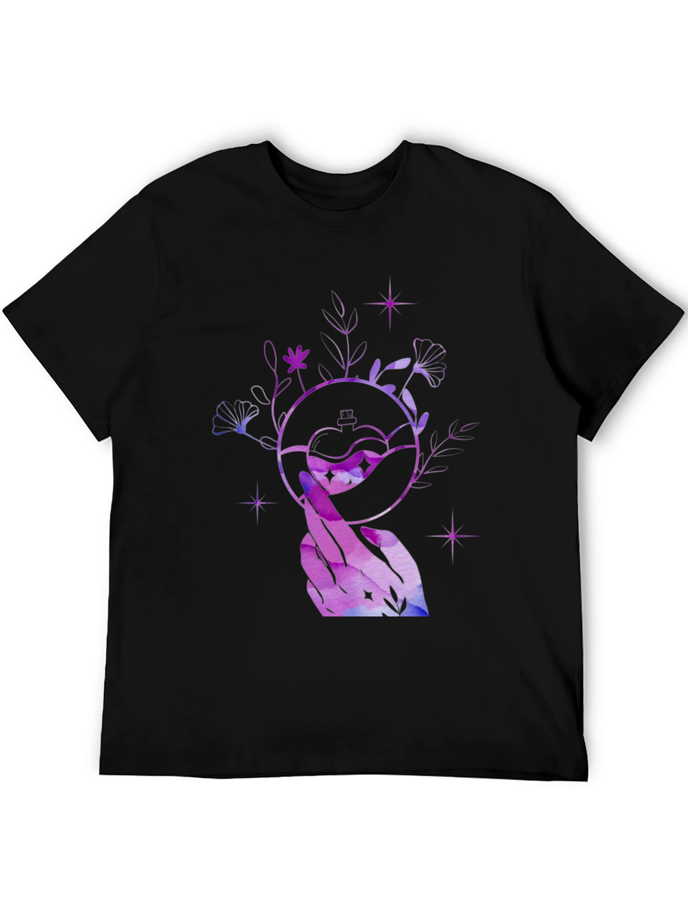 Mystic Potion Graphic Tee - Unisex Black Shirt