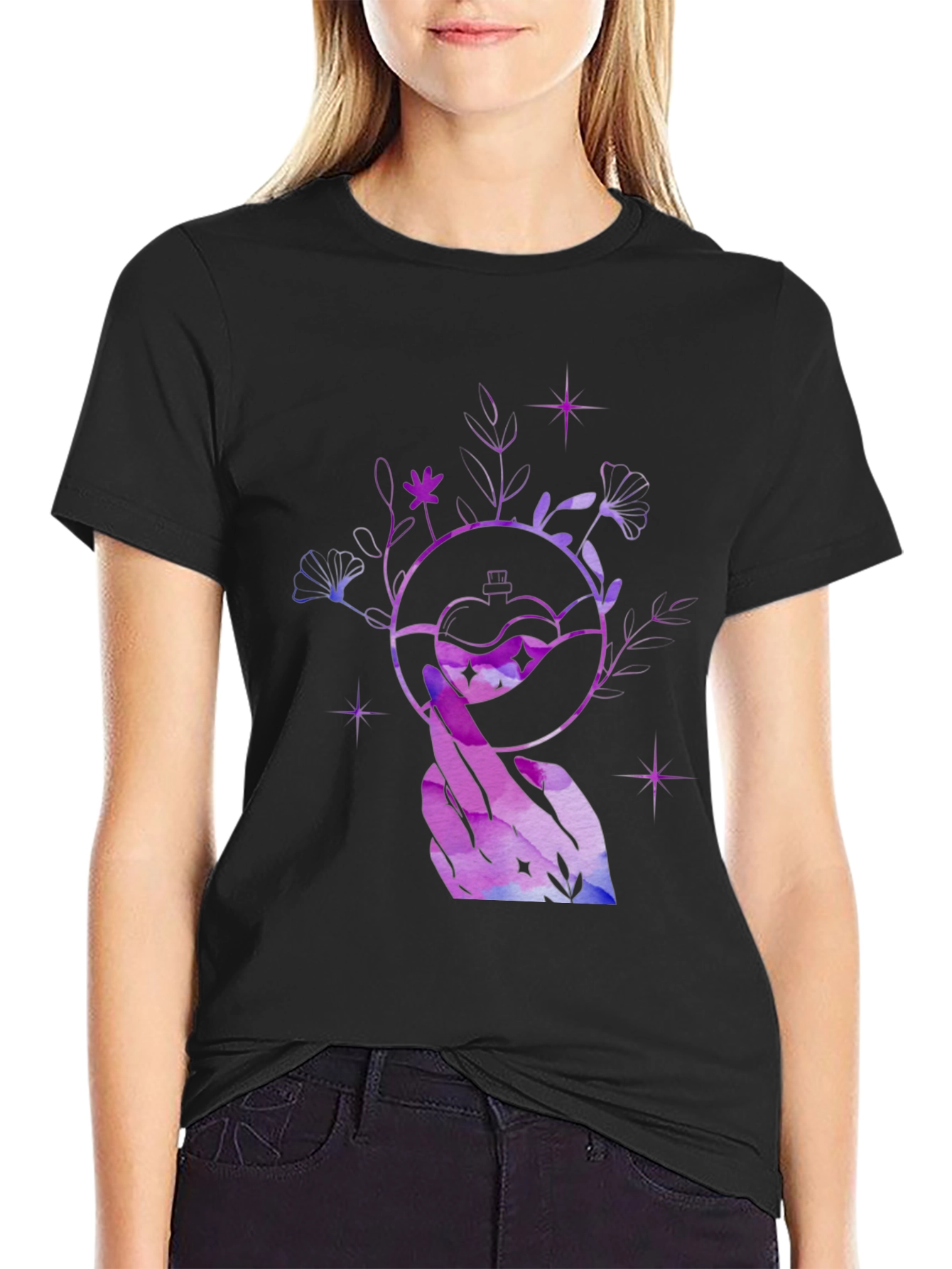 Mystic Potion Graphic Tee - Unisex Black Shirt