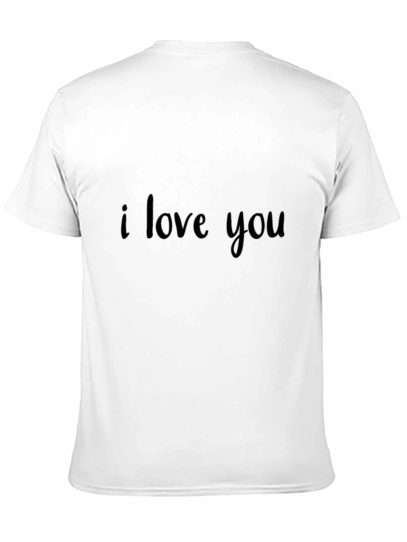 I Love You Black Graphic Tee