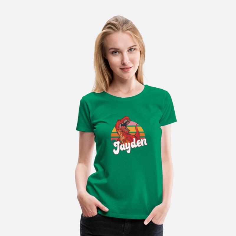 JAYDEN - Lovely boy name with T-REX dino
