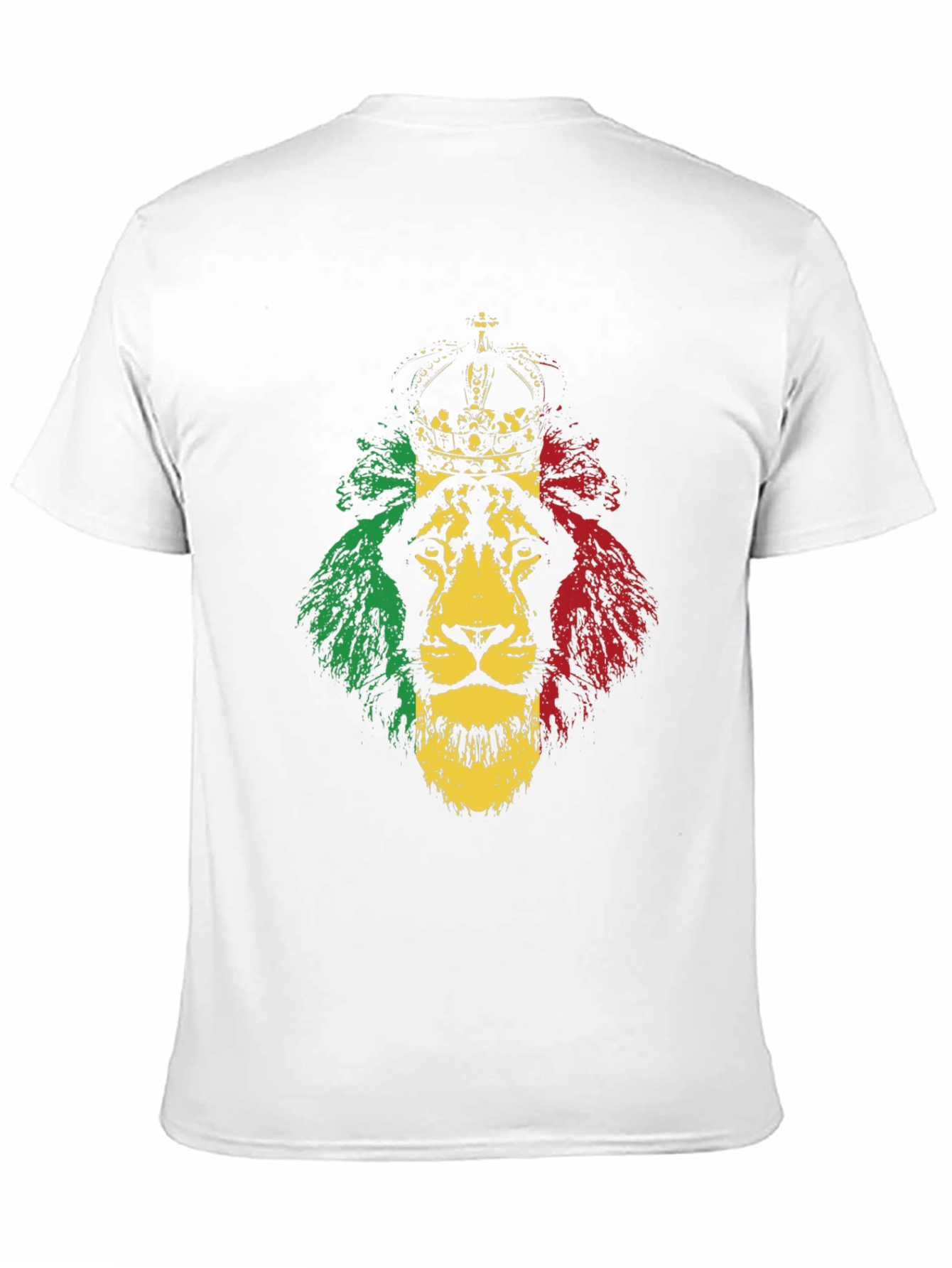 Rasta Lion Graphic Tee - Reggae Crown T-Shirt