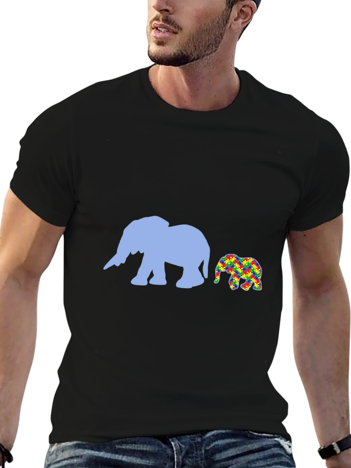 Elephant Autism Awareness T-Shirt
