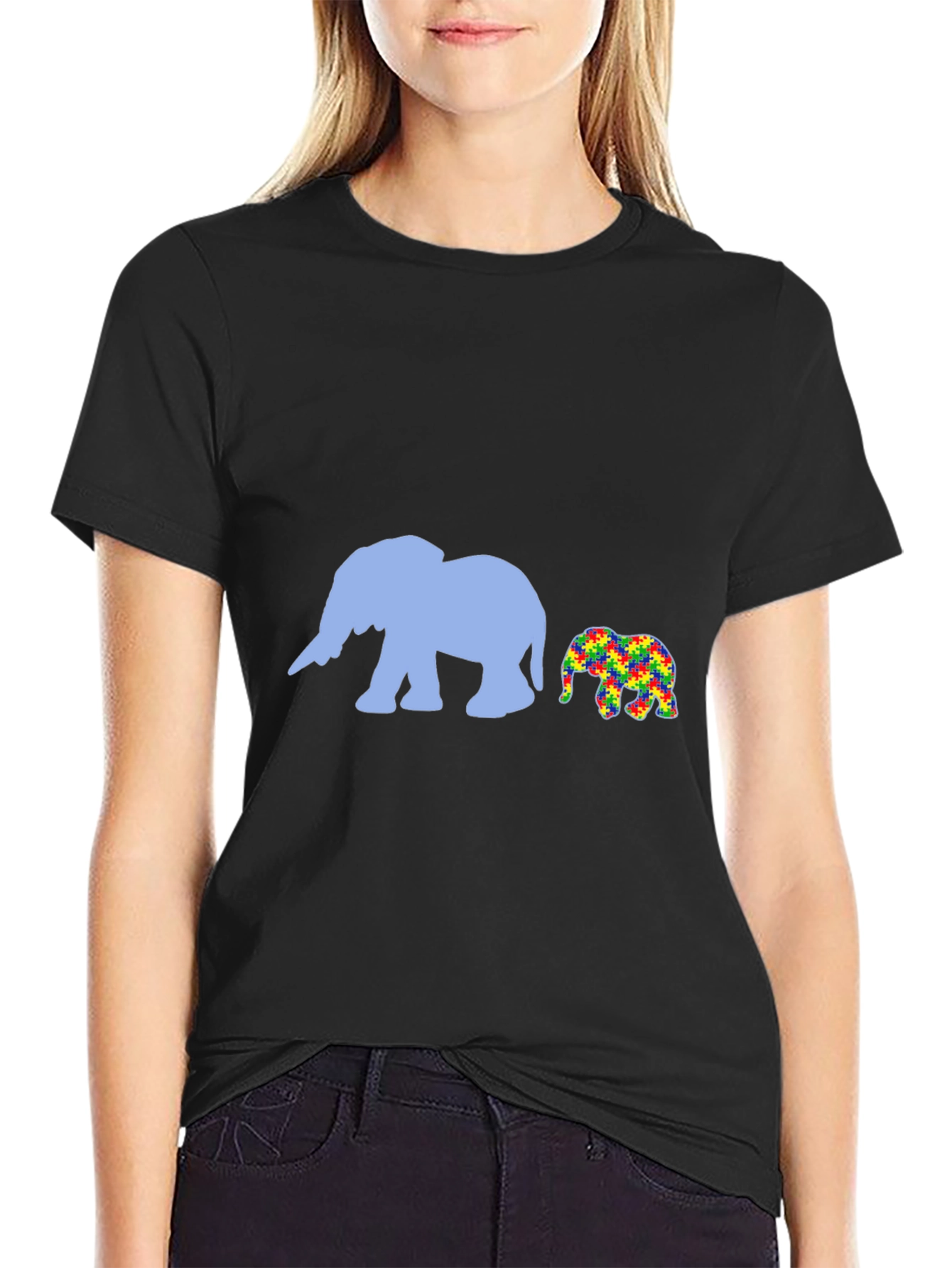 Elephant Autism Awareness T-Shirt