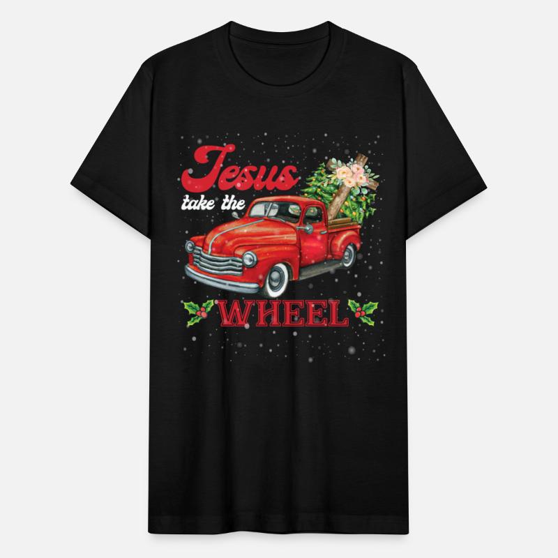 Jesus Take The Wheel Farm Truck Christmas