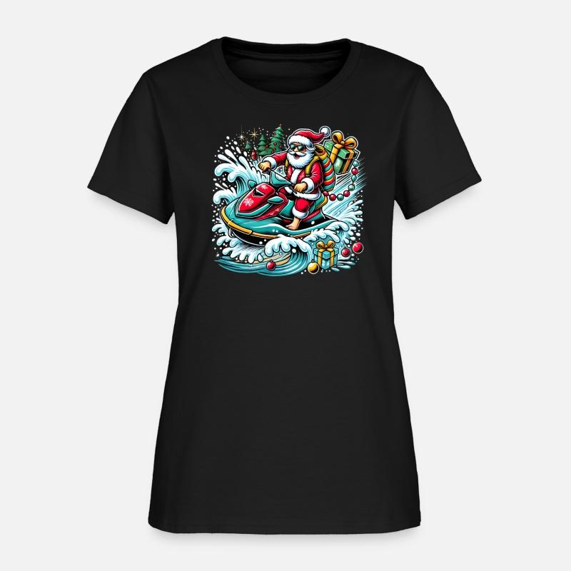 Jet Ski Santa on a Christmas Adventure