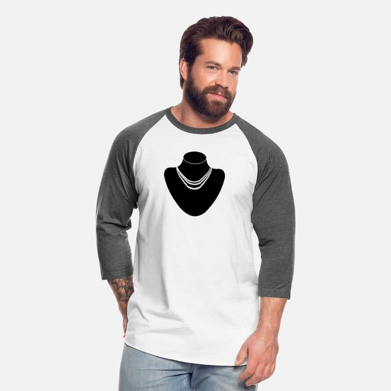 Jeweler neck standard with pearl necklace