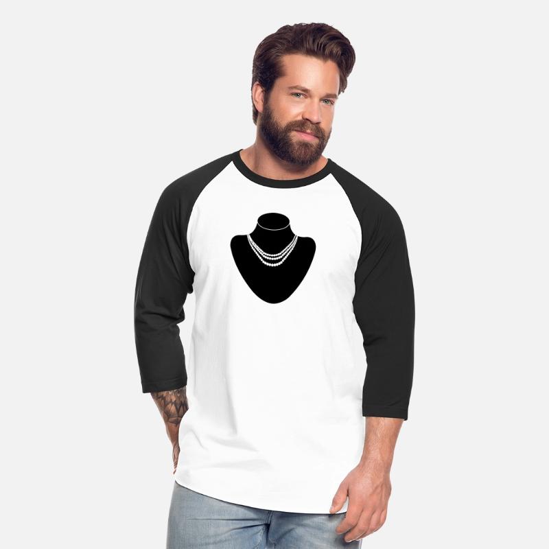 Jeweler neck standard with pearl necklace