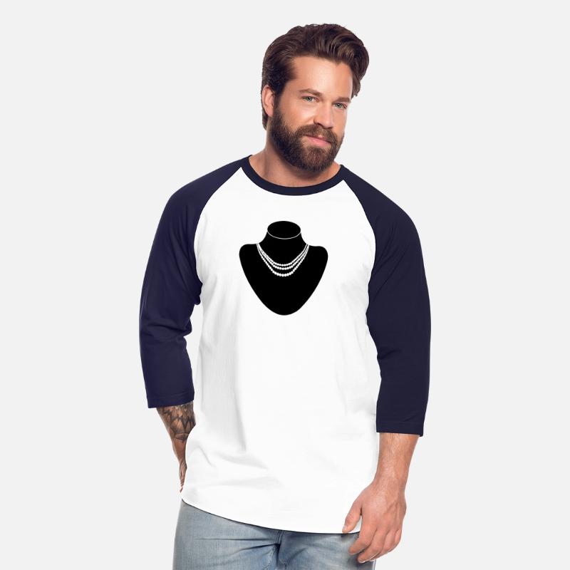 Jeweler neck standard with pearl necklace
