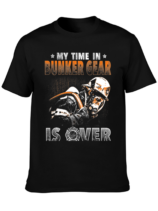Firefighter Bunker Gear Retirement T-Shirt